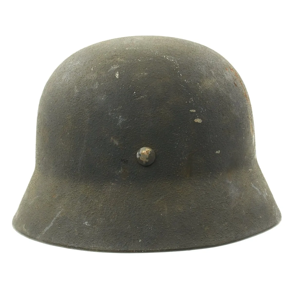 Original German WWII M40 Single Decal Luftwaffe Helmet with Textured Paint - SE64