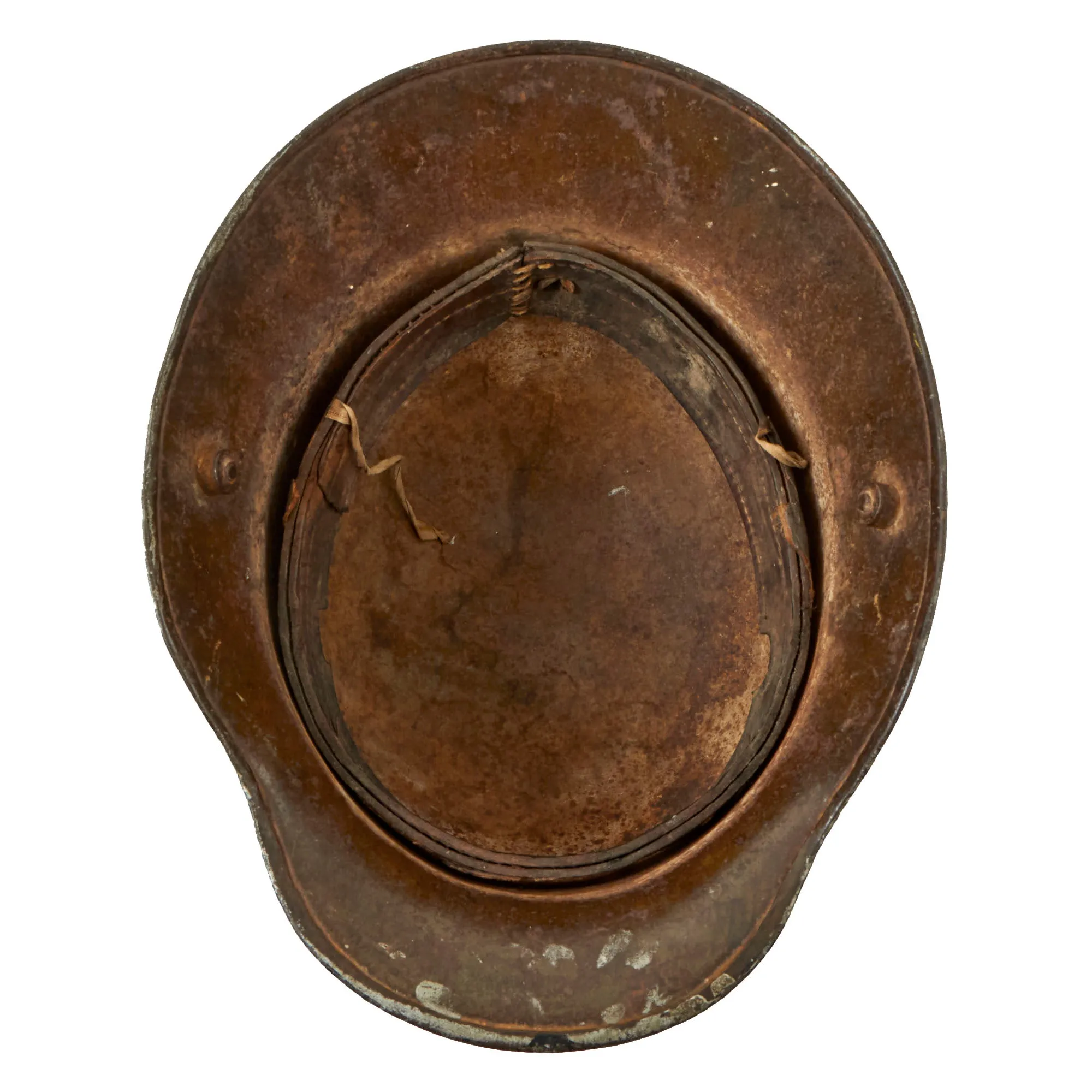 Original Imperial German WWI M16 Stahlhelm Helmet Shell Decorated for Motorcycle Club Post War - marked ET64