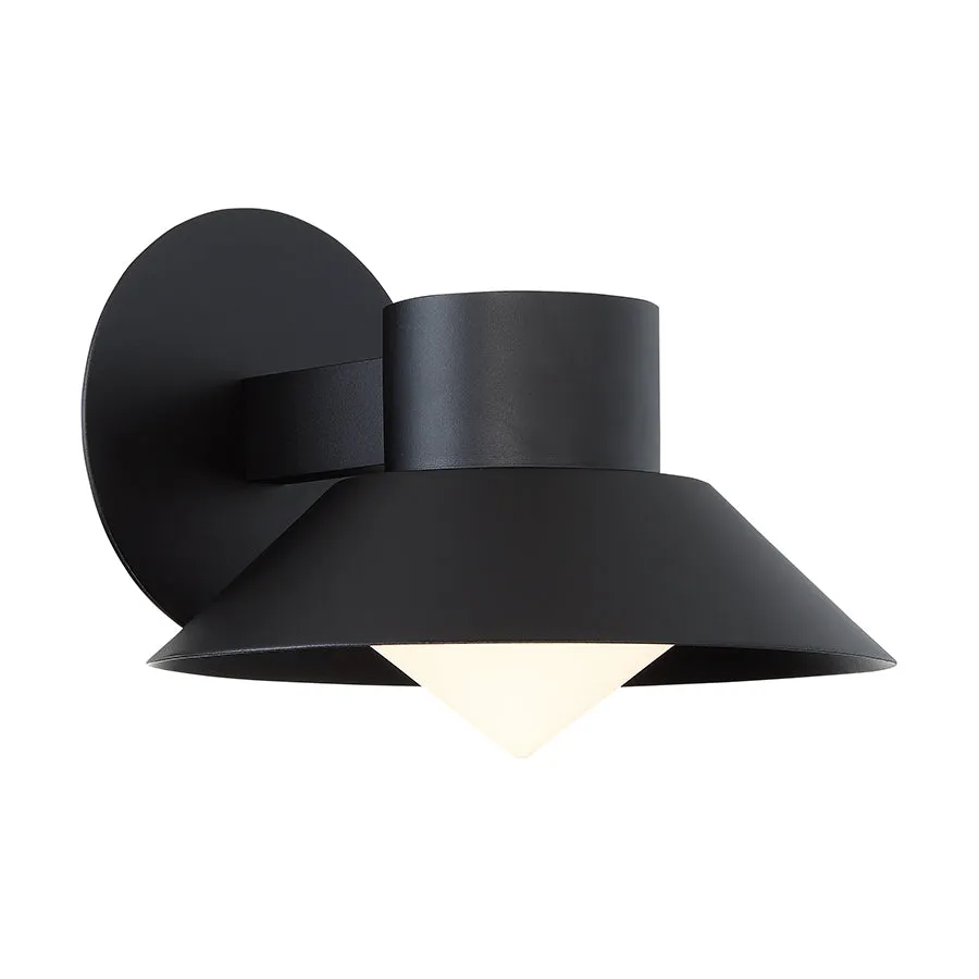 Oslo LED Outdoor Wall Light in Black