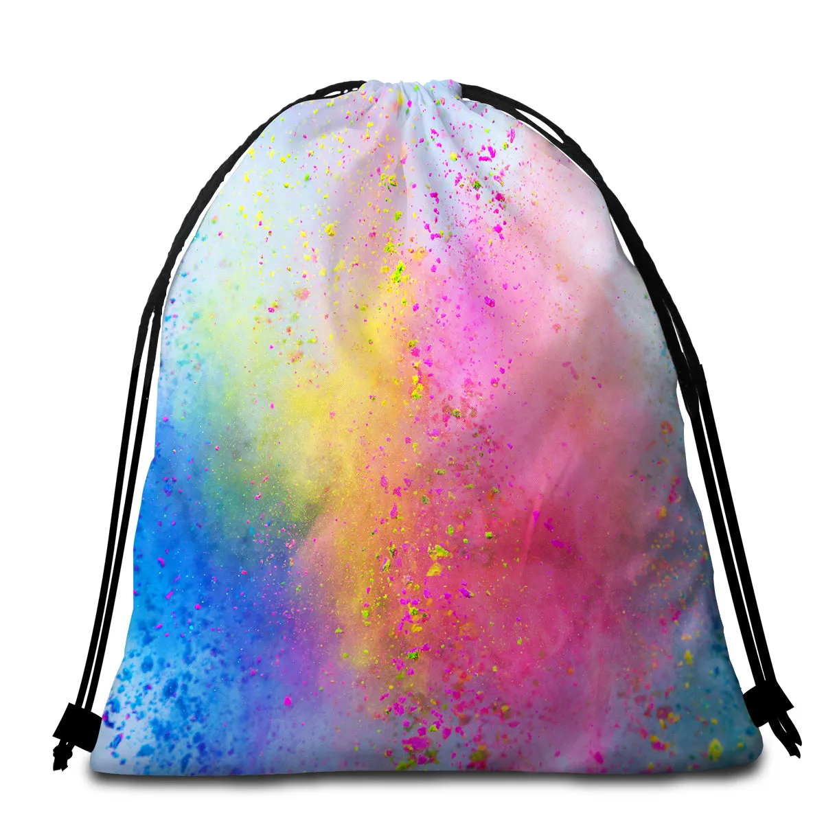 Over the Rainbow Round Beach Towel