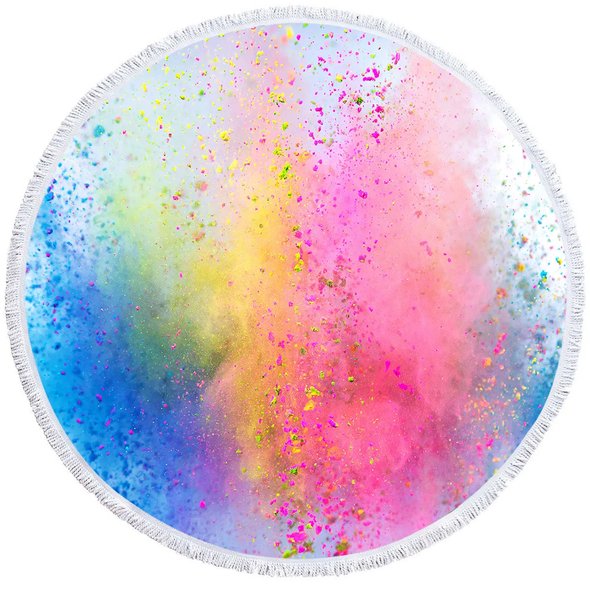 Over the Rainbow Round Beach Towel