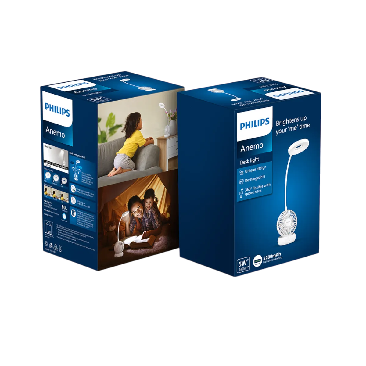 Philips Anemo Desk light with fan