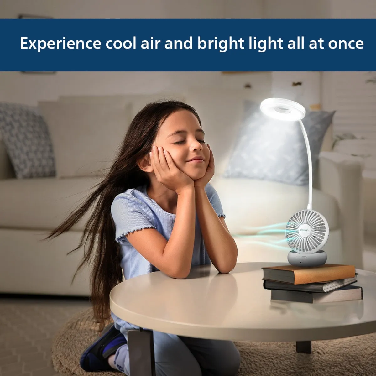 Philips Anemo Desk light with fan