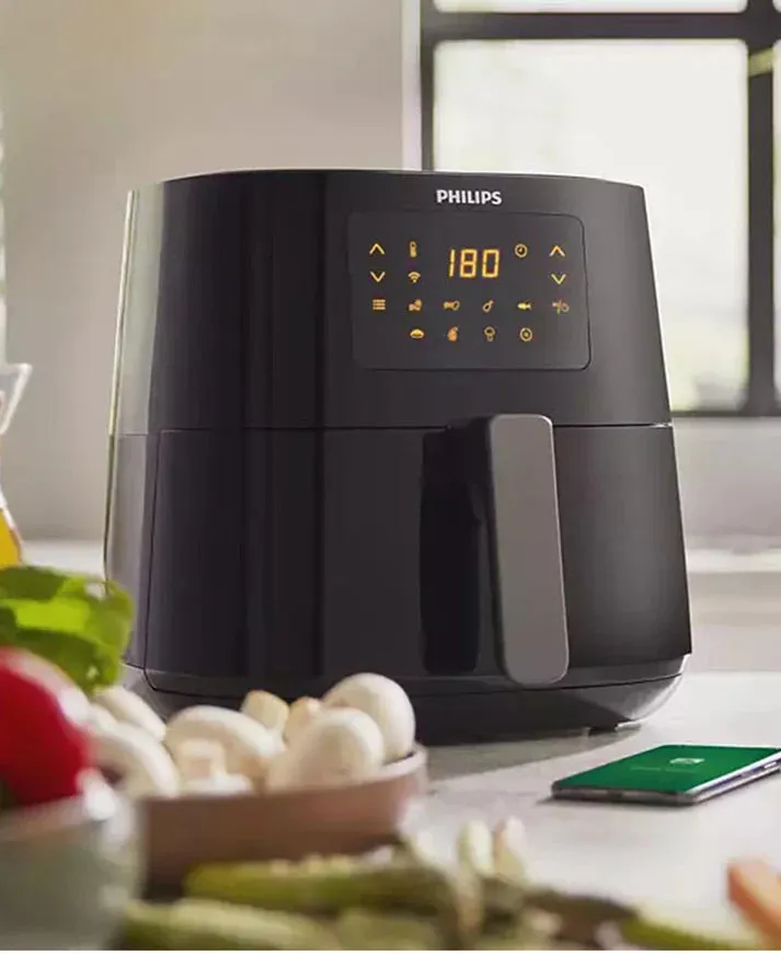 Philips Essential Connect XL Air Fryer 6.2L Black - HD9280/91