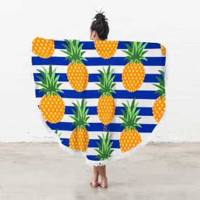 Pineapple Beach Towel - Personalized