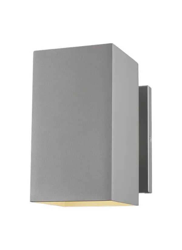 Pohl Collection - Medium One Light Outdoor Wall Lantern | Finish: Painted Brushed Nickel - 8731701-753