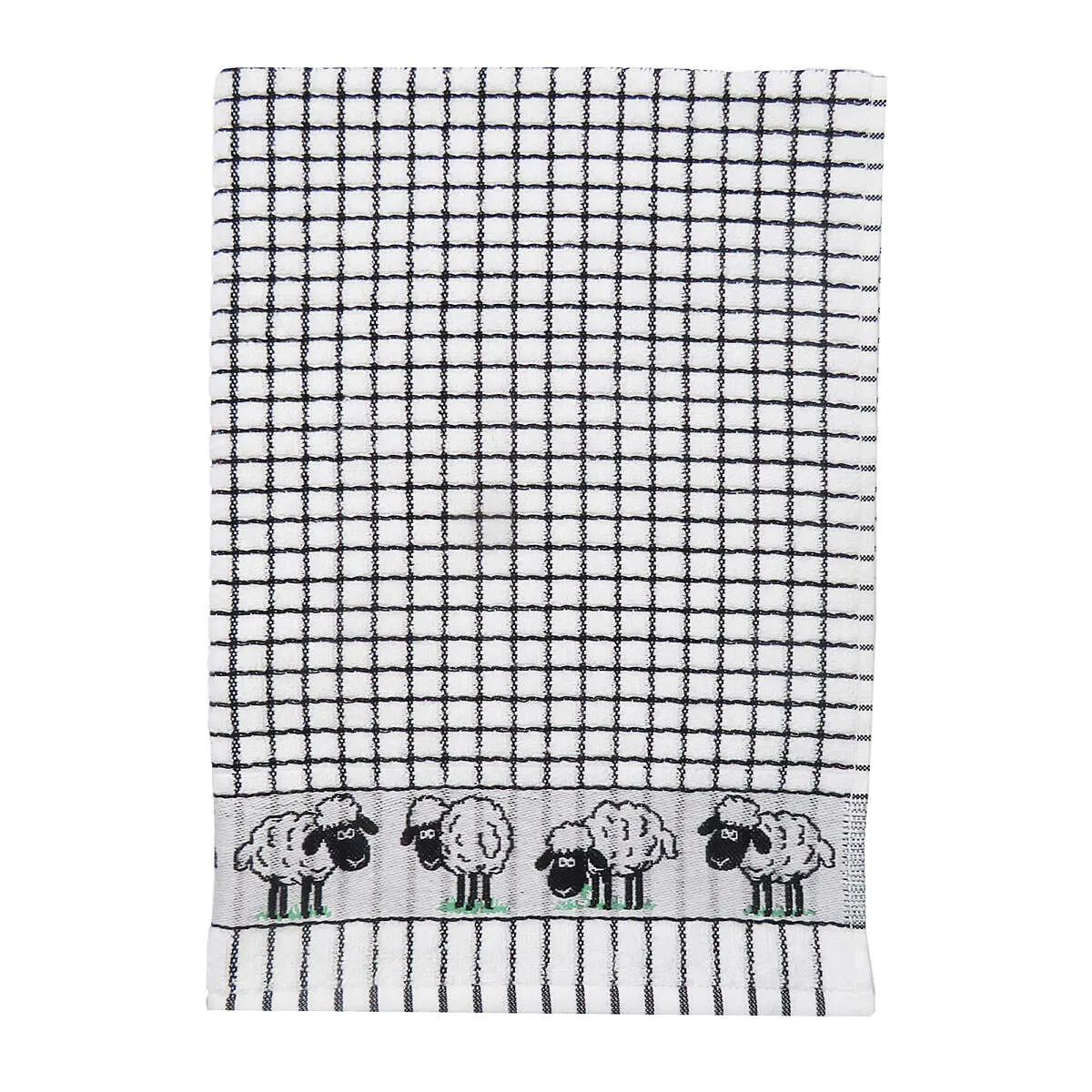 Poli-Dri Black Sheep Cotton Jacquard Tea Towel