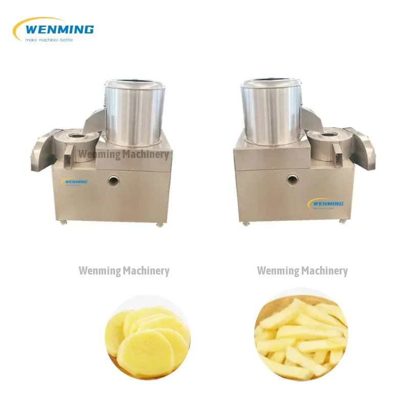 Practical Potato Peeling And Shredding Machine Fresh Cut  Fries Machine Multifunctional Potato Shredder