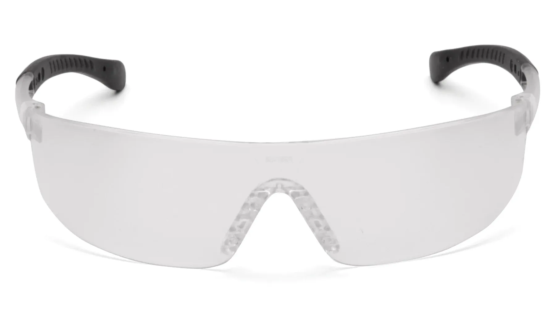 Pyramex Provoq, Frameless Safety Glasses, Soft Nosepice & Rubber Temples - ANSI Z87 