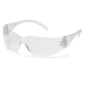 Pyramex S4110SUC Intruder Safety Glasses, Clear Frame, Clear Uncoated Lens, 1 Each