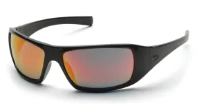 Pyramex SB5645D Goliath Black Safety Glasses W/ Ice Orange  Lens (12 each)