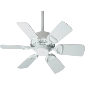 Quorum Estate 43306-6 Ceiling Fan - White