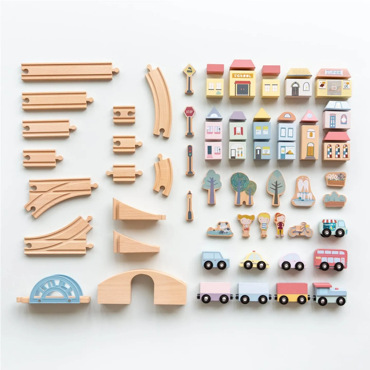 Railway Train XXL Set - 108 pcs