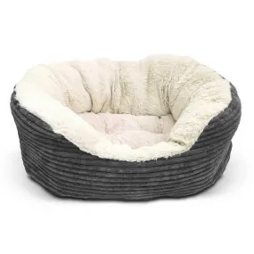 Rosewood 40 Winks Grey Cord Dog Bed