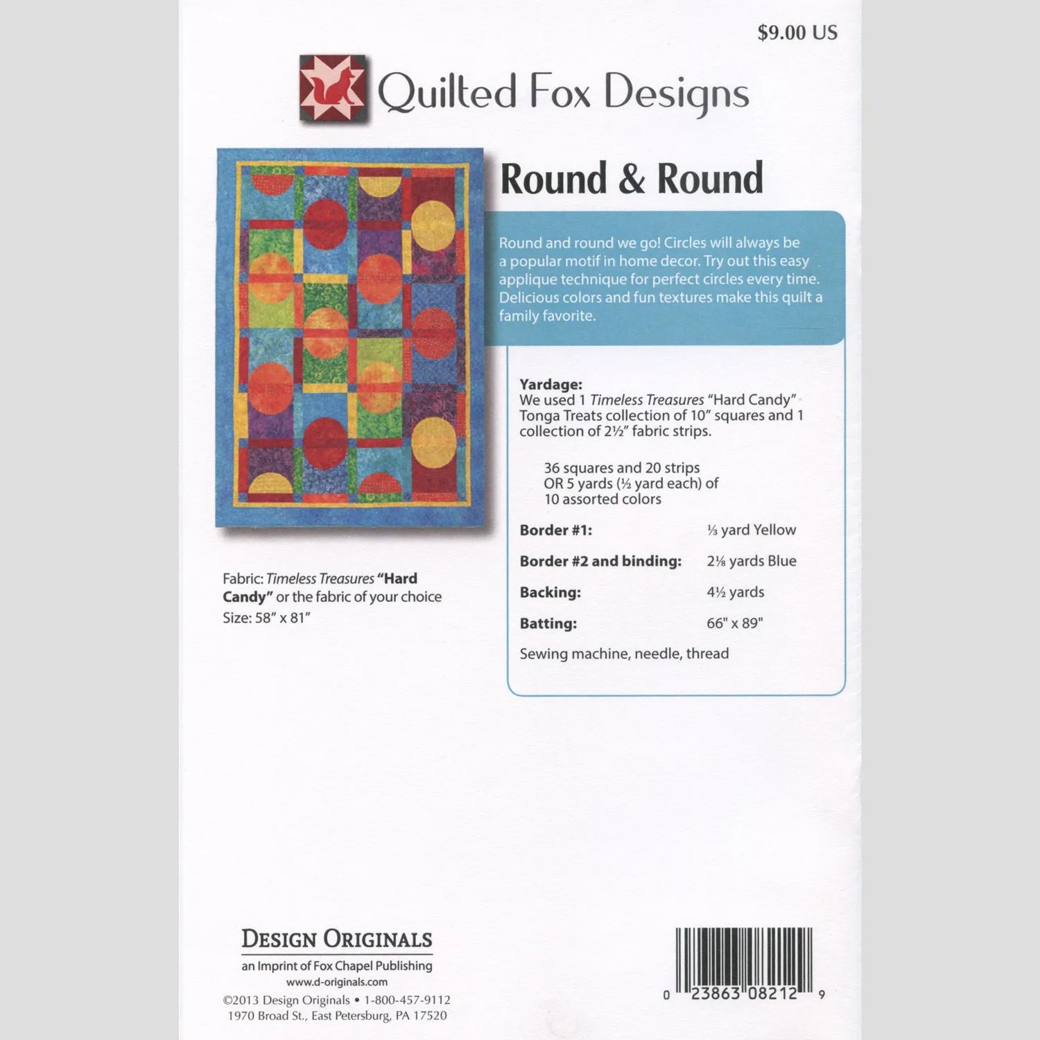 Round & Round Quilt Pattern