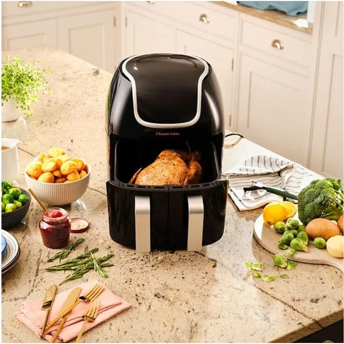 Russell Hobbs Satisfry Snappi 8.5L 1800W Dual Basket Air Fryer - Black | 27290