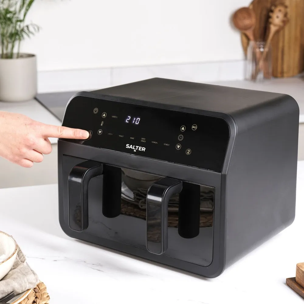 Salter 7L Dual View Air Fryer with Removable Divider