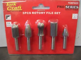 Special - Tork Craft Rotary File Set 5 Pcs