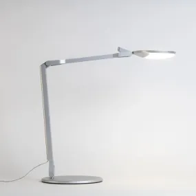 Splitty Reach Silver Contemporary LED Desk Lamp with Table Base and USB Port