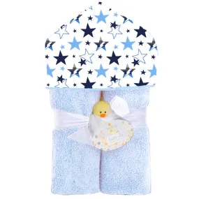 Starlight Blue Plush Hooded Towel