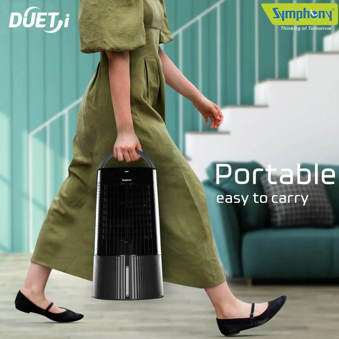 Symphony Duet Personal Table Cooling Fan for Home, Office, Shop Ultra High Speed Table Fan