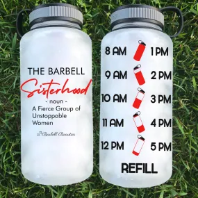 The Barbell Sisterhood Water Bottle