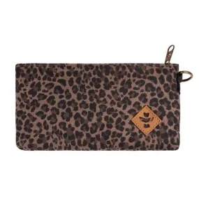 The Broker Money Bag in Leopard with Velcro & Zip by Revelry Supply