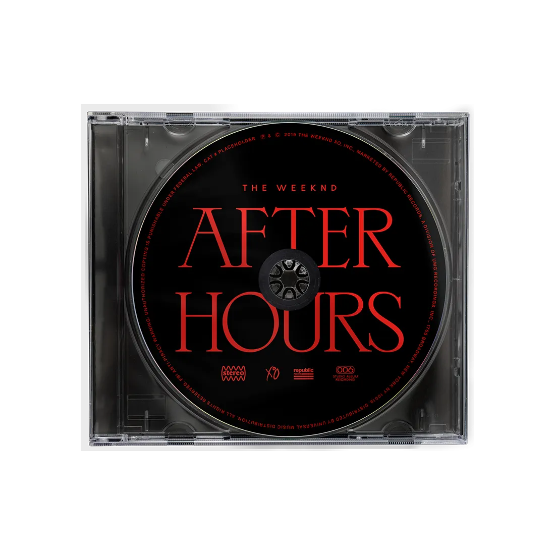 The Weeknd, After Hours Album CD