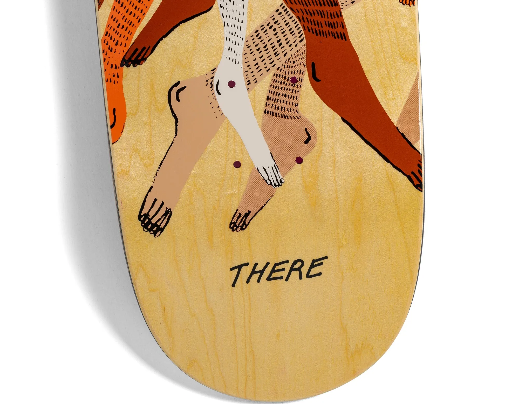 There Skateboards Marbie Around Shaped Deck 8.5"