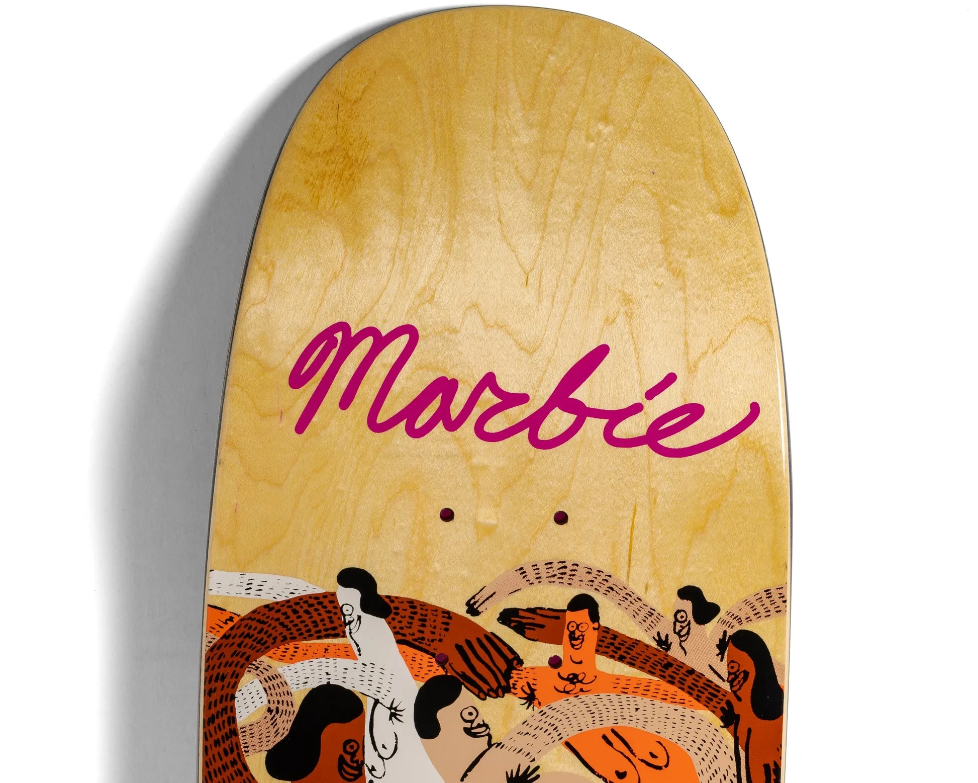 There Skateboards Marbie Around Shaped Deck 8.5"