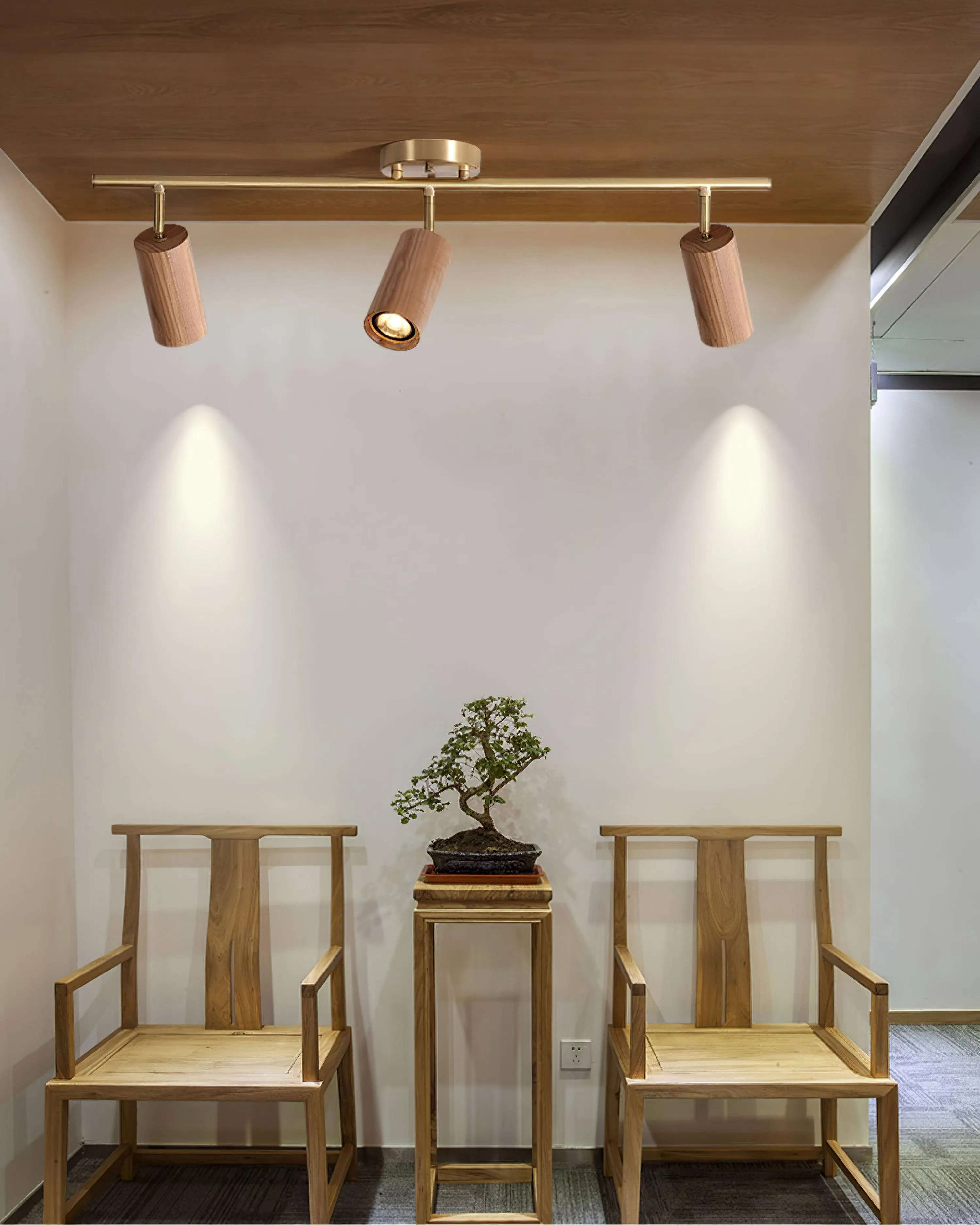 Thio Wooden Track Lighting