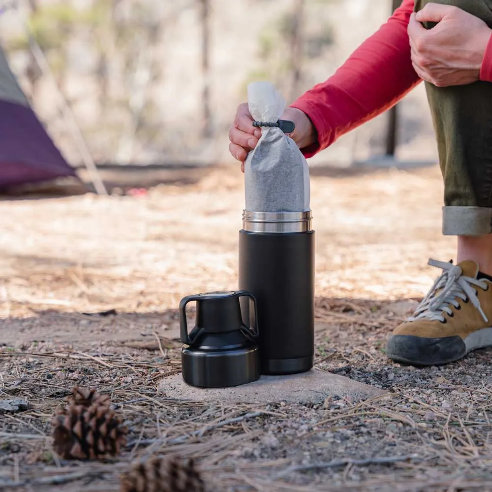 Toddy Go Brewer & Cold Brew Travel Mug - Copper/Black