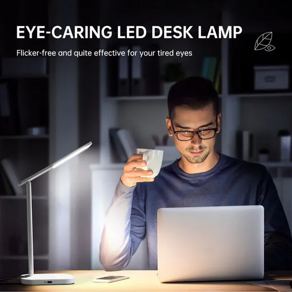 Topelek LED Desk Lamp with USB Charging Port