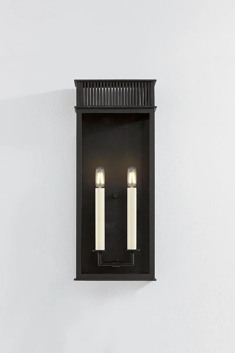 Troy B6022 Gridley 2-lt 22" Tall Outdoor Wall Sconce