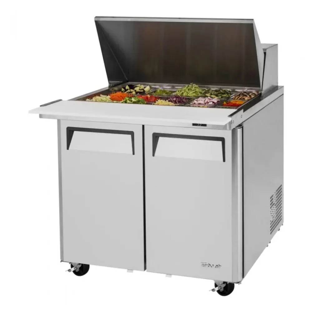 Turbo Air MST-36-15-N6 36" 1 Section M3 Series Mega Sandwich/Salad Top Unit, 8 cu. Ft., 115/60/1