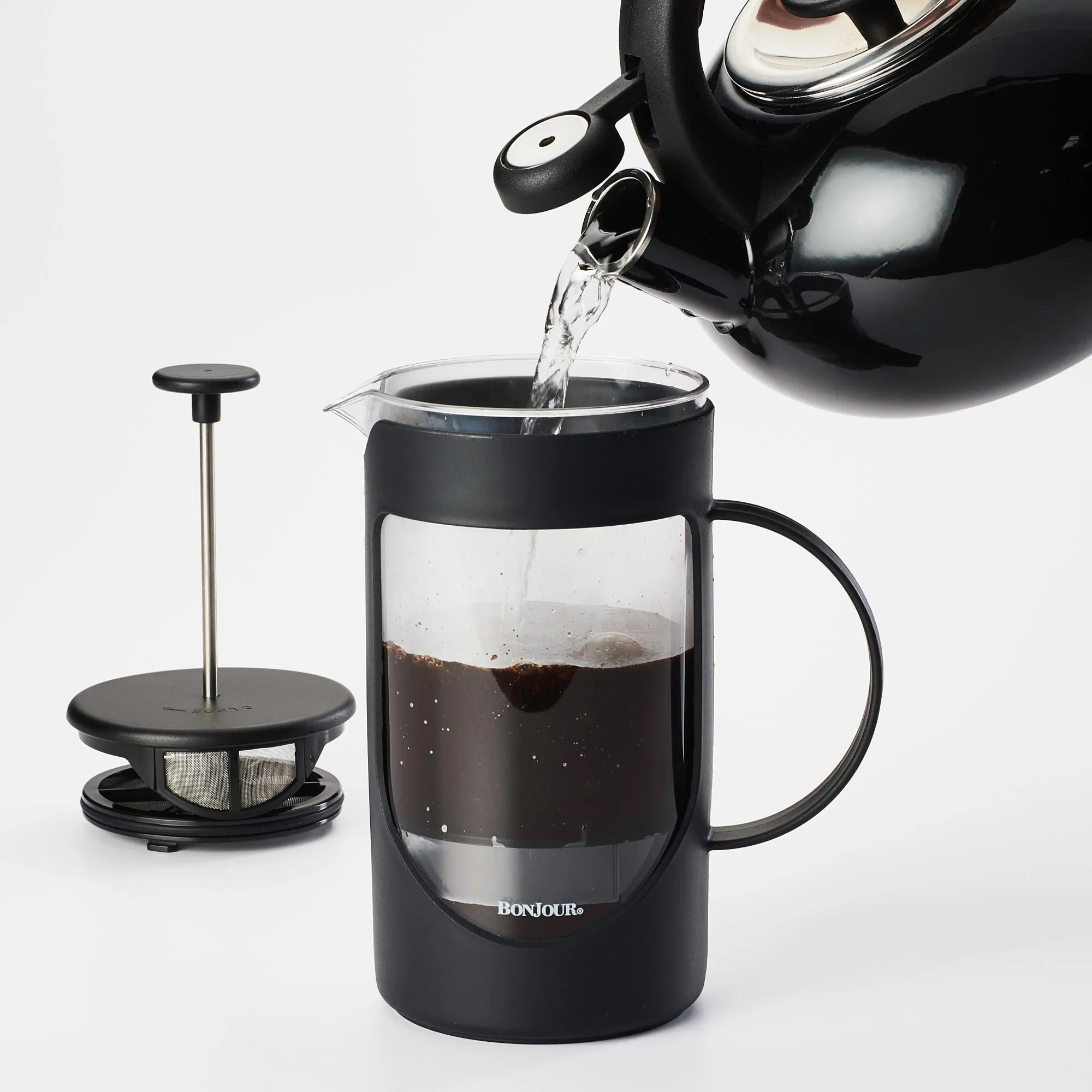 Unbreakable 40-Ounce French Press with Lock and Toss™ Filter