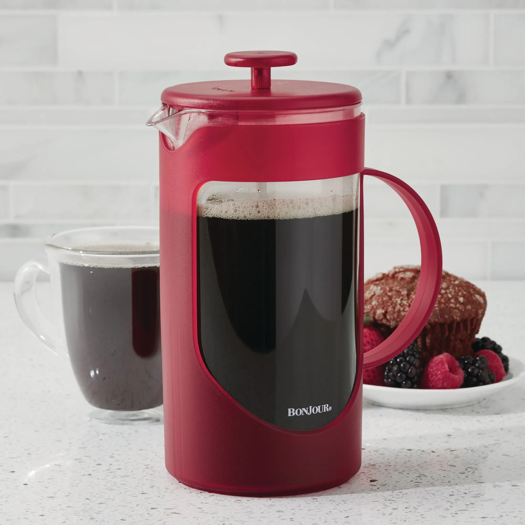 Unbreakable 40-Ounce French Press with Lock and Toss™ Filter