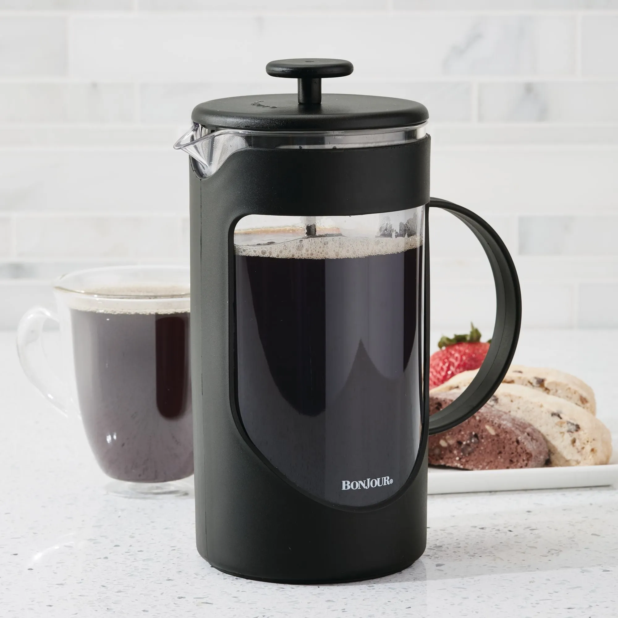 Unbreakable 40-Ounce French Press with Lock and Toss™ Filter