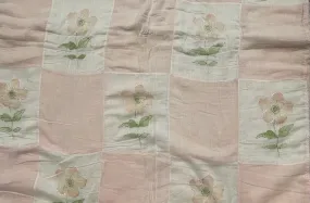 Vintage Sweet Flower Bassinet Puff Quilt