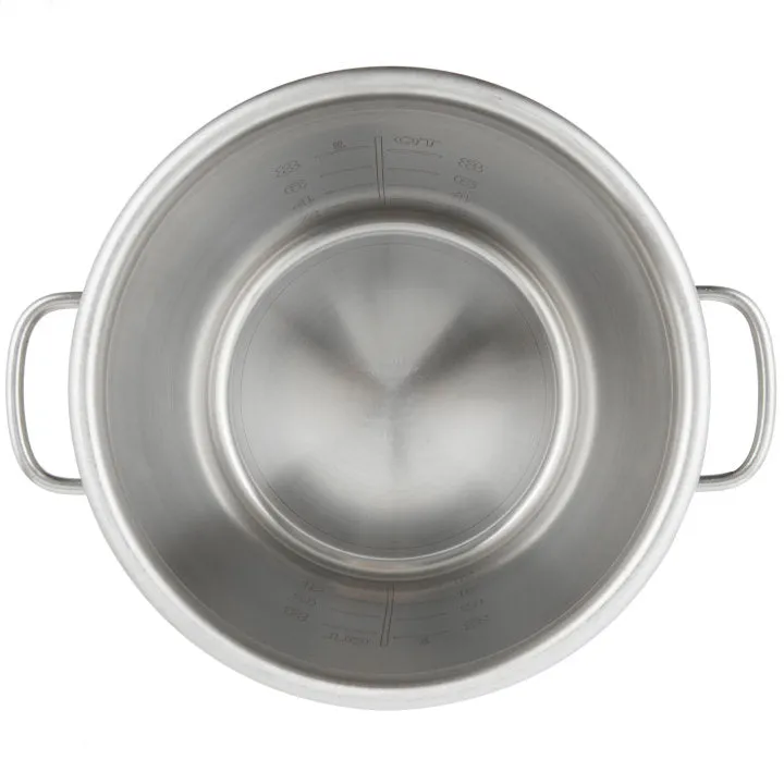 Vollrath 12 Qt Try-Ply Stock Pot Stainless Steel