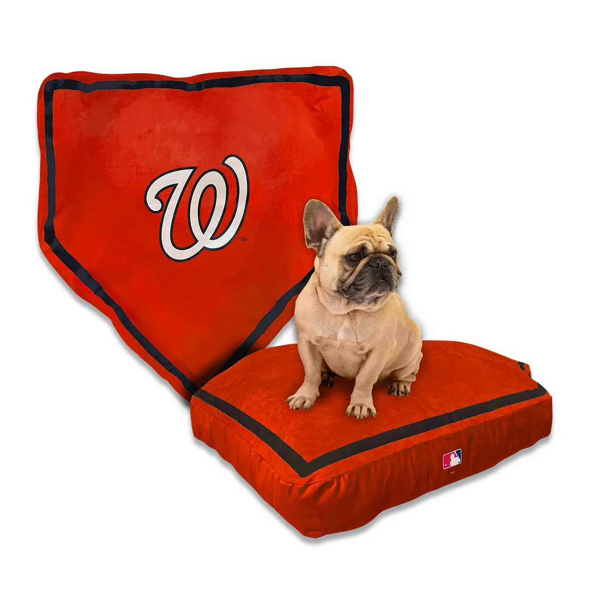 WASHINGTON NATIONALS HOME PLATE DOG BED