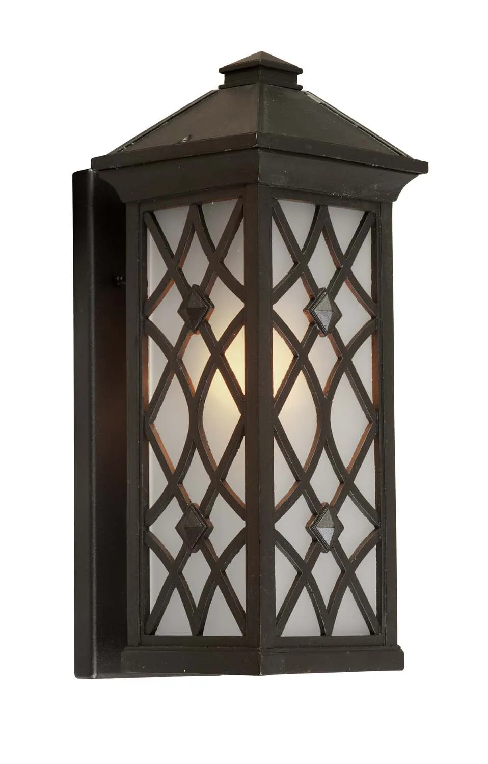 Weybridge 1-Light Outdoor Wall M in Black