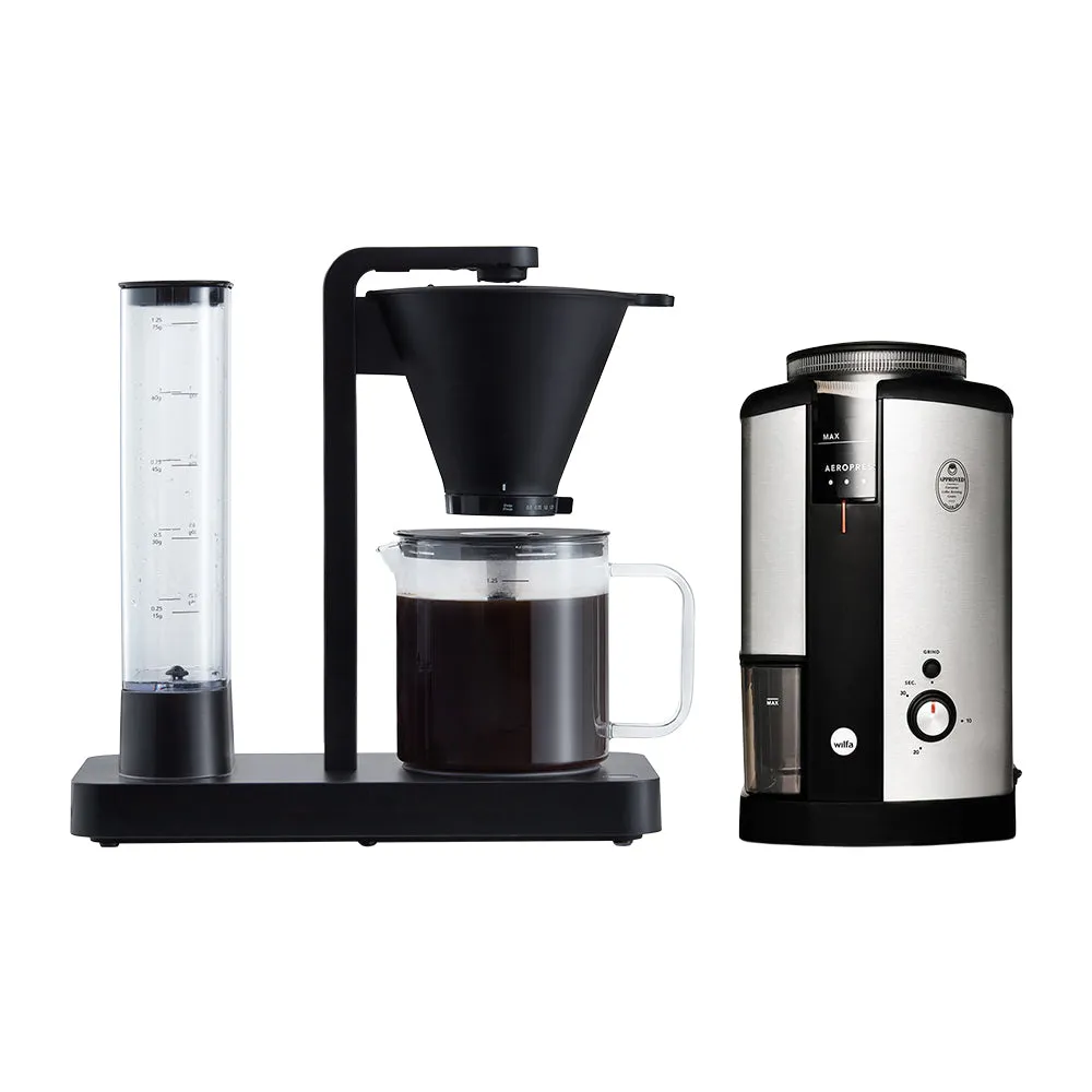 Wilfa Svart Performance Coffee Maker   FREE Wilfa Svart Coffee Grinder (Silver)