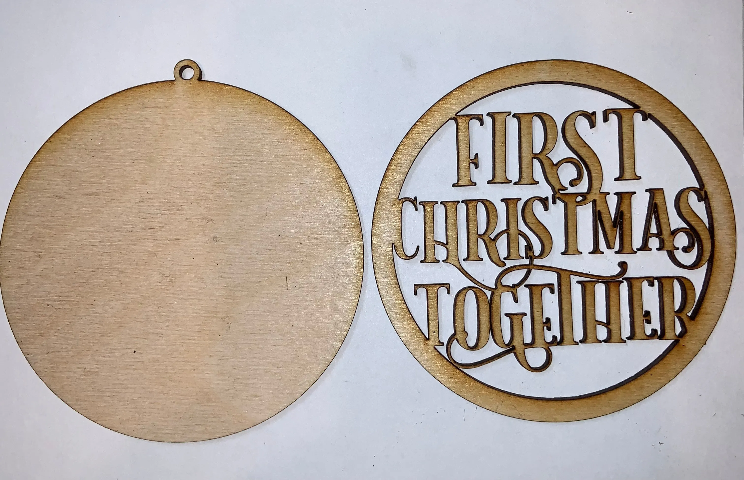 Year of Firsts Ornament SVG Set Glowforge Laser Ready