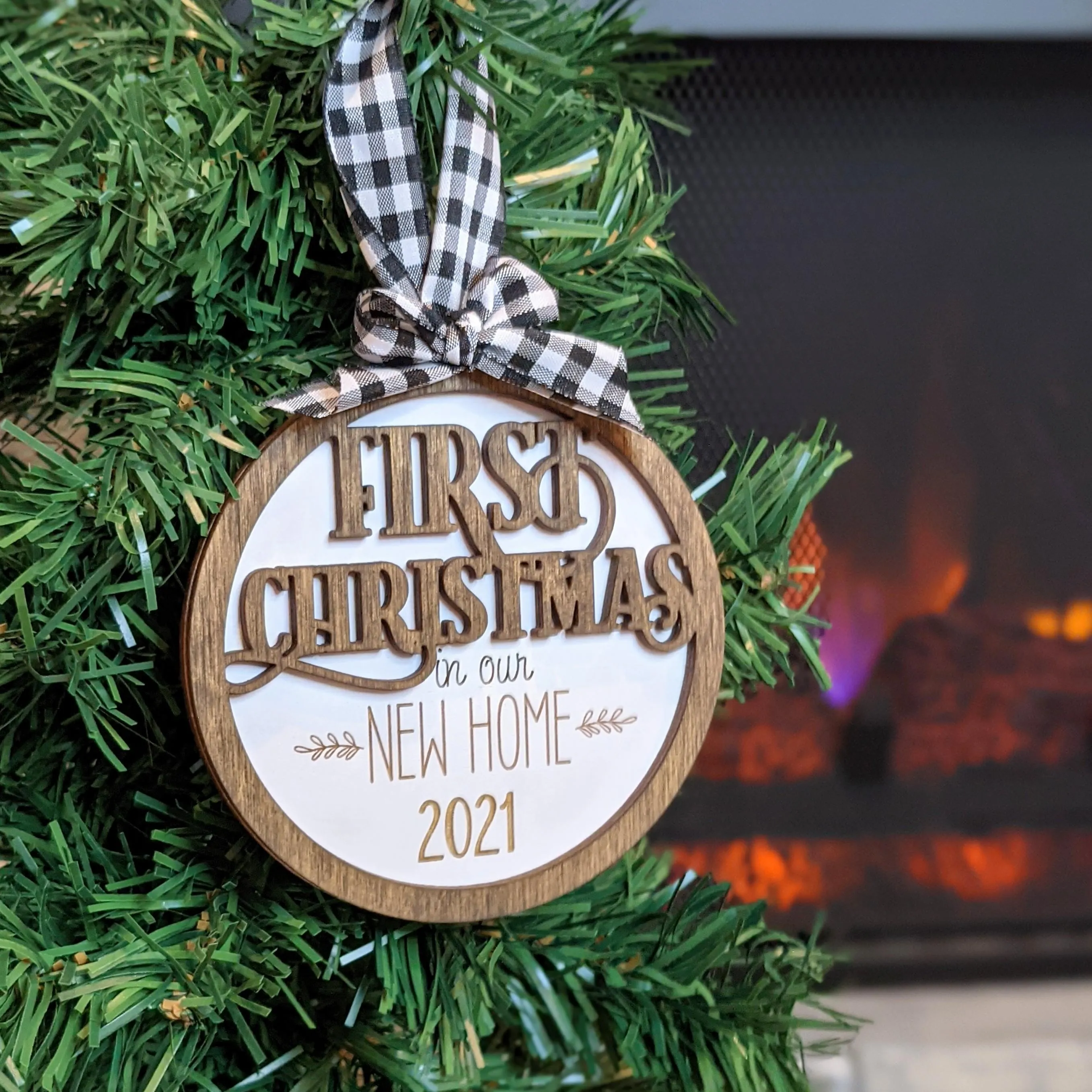 Year of Firsts Ornament SVG Set Glowforge Laser Ready