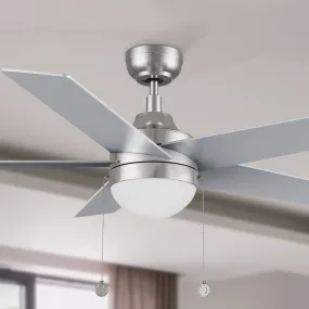 Zaire 52 inch Ceiling Fan with LED Light and Pull Chain